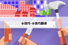 小技巧-小技巧翻译