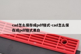 cad怎么保存成pdf格式-cad怎么保存成pdf格式黑白