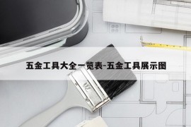 五金工具大全一览表-五金工具展示图