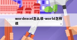 wordexcel怎么读-world怎样读