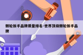 棘轮扳手品牌质量排名-世界顶级棘轮扳手品牌
