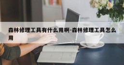 森林修理工具有什么用啊-森林修理工具怎么用
