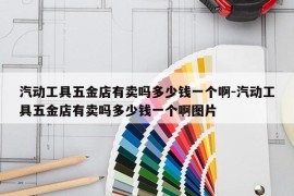 汽动工具五金店有卖吗多少钱一个啊-汽动工具五金店有卖吗多少钱一个啊图片