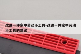 改进一件家中劳动小工具-改进一件家中劳动小工具的建议