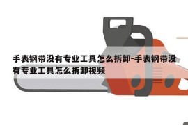 手表钢带没有专业工具怎么拆卸-手表钢带没有专业工具怎么拆卸视频