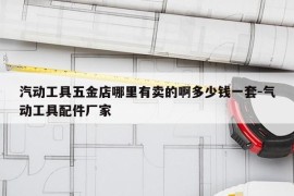 汽动工具五金店哪里有卖的啊多少钱一套-气动工具配件厂家