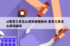 ai套索工具怎么用快捷键拖动-套索工具怎么移动画布