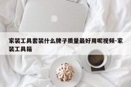 家装工具套装什么牌子质量最好用呢视频-家装工具箱