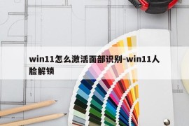 win11怎么激活面部识别-win11人脸解锁