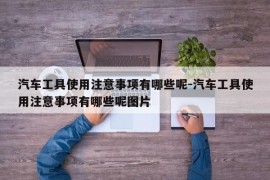 汽车工具使用注意事项有哪些呢-汽车工具使用注意事项有哪些呢图片