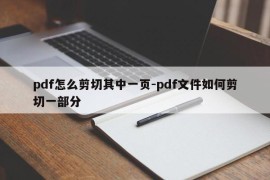 pdf怎么剪切其中一页-pdf文件如何剪切一部分