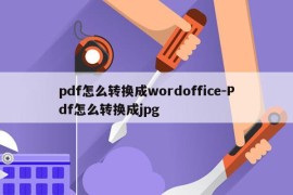 pdf怎么转换成wordoffice-Pdf怎么转换成jpg