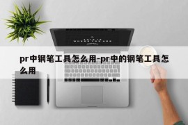 pr中钢笔工具怎么用-pr中的钢笔工具怎么用