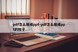 pdf怎么做成ppt-pdf怎么做成ppt的样子