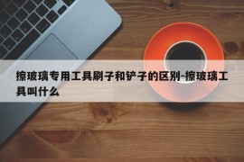 擦玻璃专用工具刷子和铲子的区别-擦玻璃工具叫什么