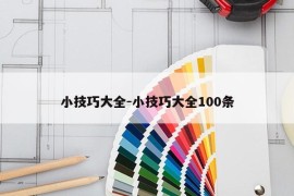 小技巧大全-小技巧大全100条