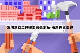 海淘进口工具哪里买是正品-海淘进货渠道
