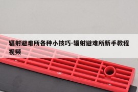 辐射避难所各种小技巧-辐射避难所新手教程视频