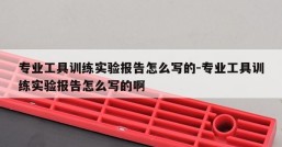 专业工具训练实验报告怎么写的-专业工具训练实验报告怎么写的啊