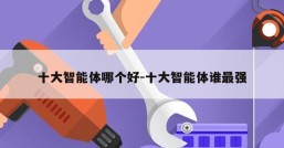 十大智能体哪个好-十大智能体谁最强