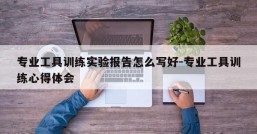 专业工具训练实验报告怎么写好-专业工具训练心得体会