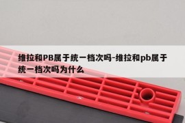 维拉和PB属于统一档次吗-维拉和pb属于统一档次吗为什么
