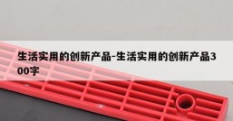 生活实用的创新产品-生活实用的创新产品300字