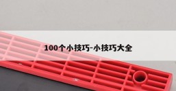 100个小技巧-小技巧大全