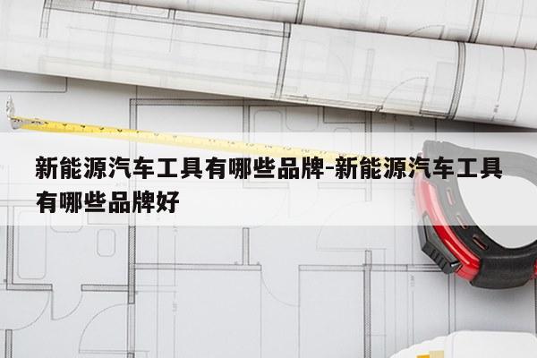 新能源汽车工具有哪些品牌-新能源汽车工具有哪些品牌好