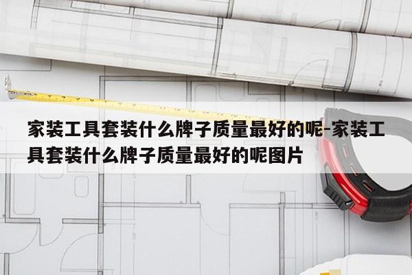 家装工具套装什么牌子质量最好的呢-家装工具套装什么牌子质量最好的呢图片