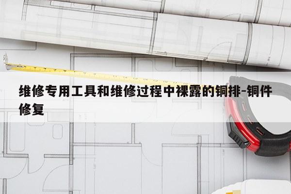 维修专用工具和维修过程中裸露的铜排-铜件修复