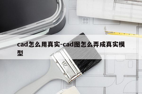cad怎么用真实-cad图怎么弄成真实模型
