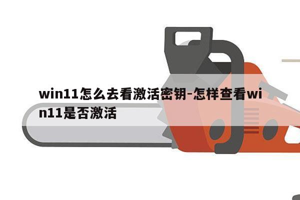 win11怎么去看激活密钥-怎样查看win11是否激活