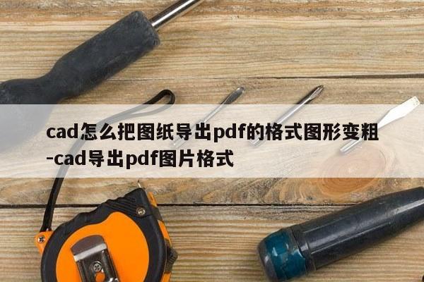 cad怎么把图纸导出pdf的格式图形变粗-cad导出pdf图片格式