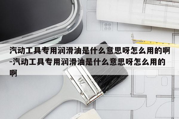 汽动工具专用润滑油是什么意思呀怎么用的啊-汽动工具专用润滑油是什么意思呀怎么用的啊