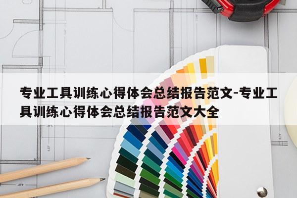 专业工具训练心得体会总结报告范文-专业工具训练心得体会总结报告范文大全