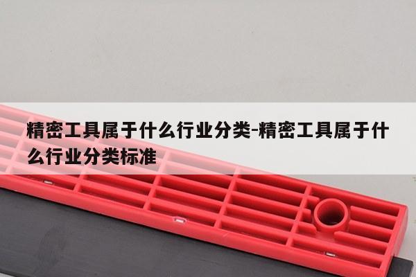 精密工具属于什么行业分类-精密工具属于什么行业分类标准