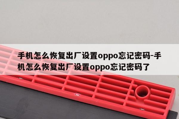 手机怎么恢复出厂设置oppo忘记密码-手机怎么恢复出厂设置oppo忘记密码了