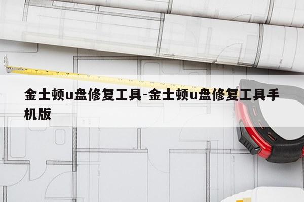 金士顿u盘修复工具-金士顿u盘修复工具手机版