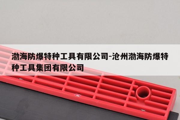 渤海防爆特种工具有限公司-沧州渤海防爆特种工具集团有限公司