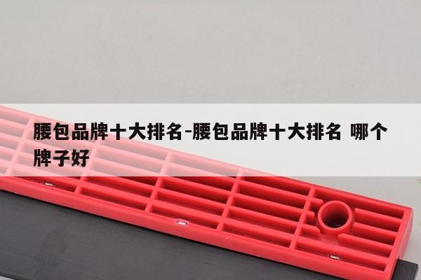 腰包品牌十大排名-腰包品牌十大排名 哪个牌子好