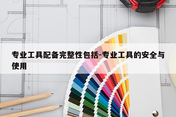 专业工具配备完整性包括-专业工具的安全与使用