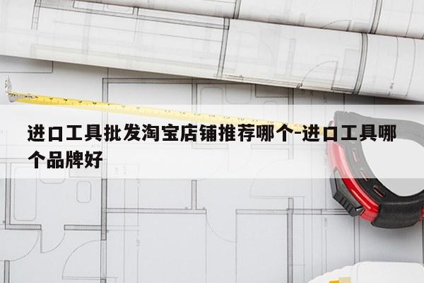 进口工具批发淘宝店铺推荐哪个-进口工具哪个品牌好