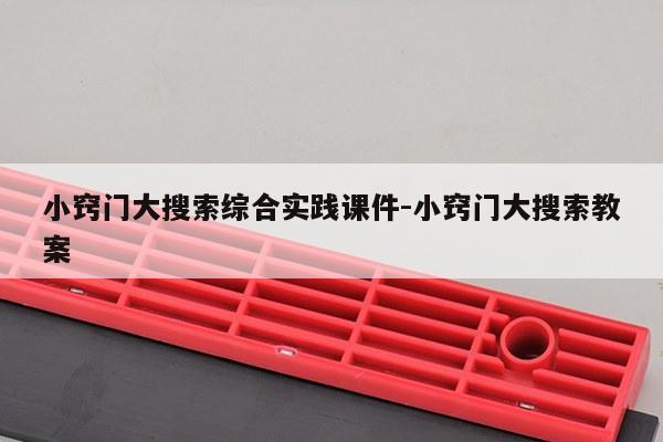 小窍门大搜索综合实践课件-小窍门大搜索教案