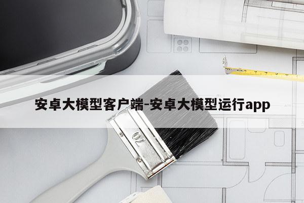 安卓大模型客户端-安卓大模型运行app